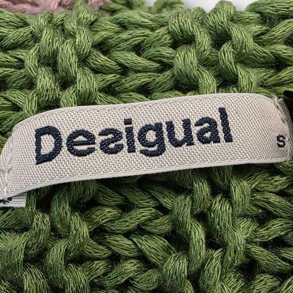 Desigual Crochet Sweater Vest Size Small - Picture 4 of 4